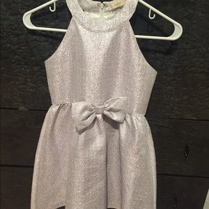 Sparano girls sliver glitter dress size 10